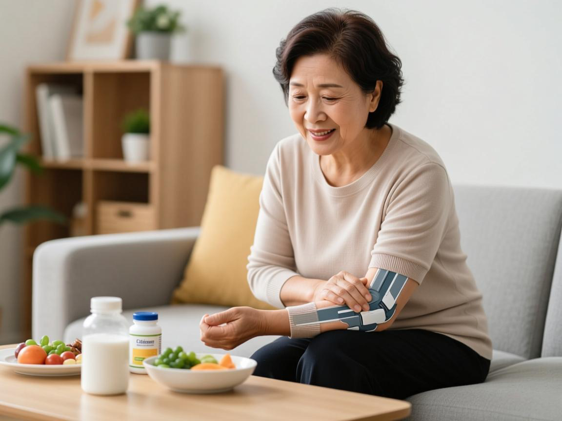 中年女性关节痛缓解方法:补钙+饮食+营养素