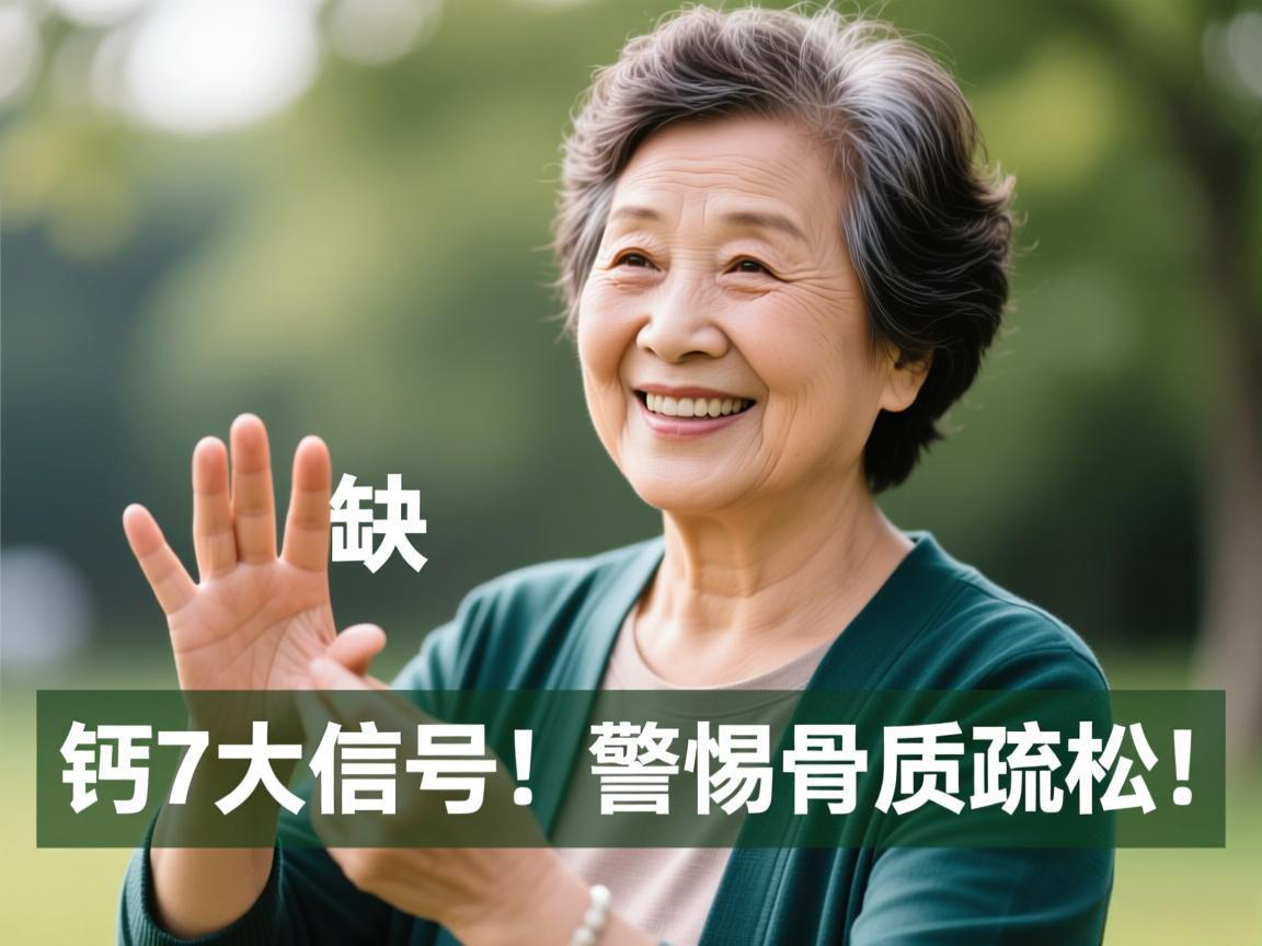 中老年缺钙7大信号!警惕骨质疏松