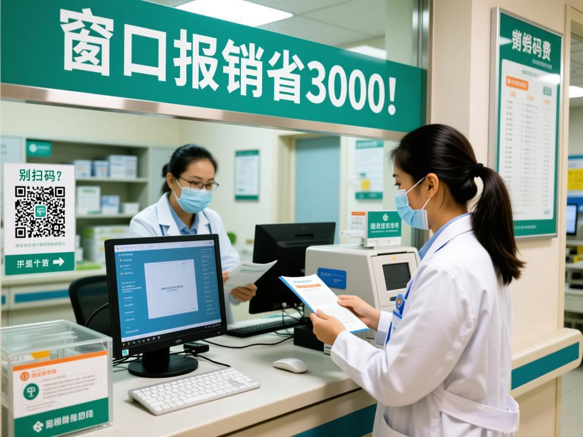 医院缴费别扫码!窗口报销省3000