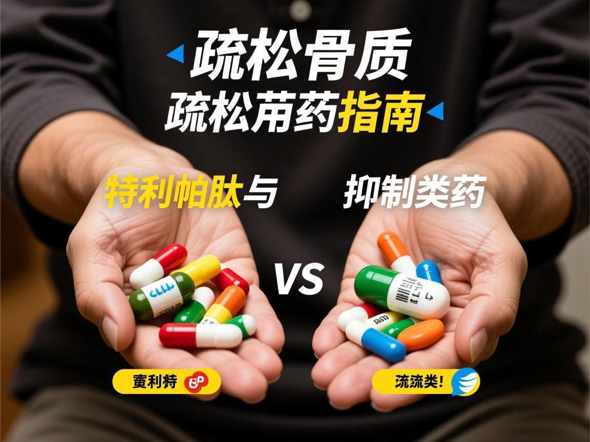 重度骨质疏松用药指南:特利帕肽与抑制类药对比