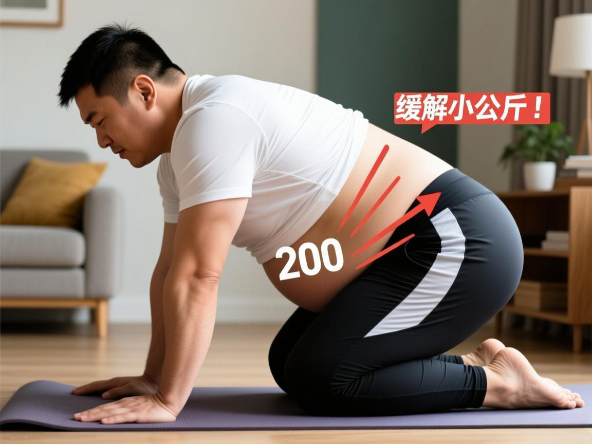 坐姿前倾腰压达200公斤!缓解小动作