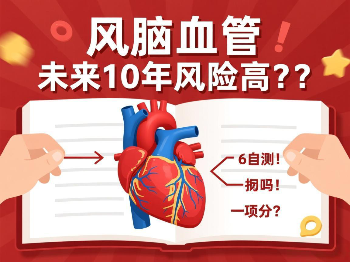 心脑血管风险自测6项打分!未来10年风险高吗?