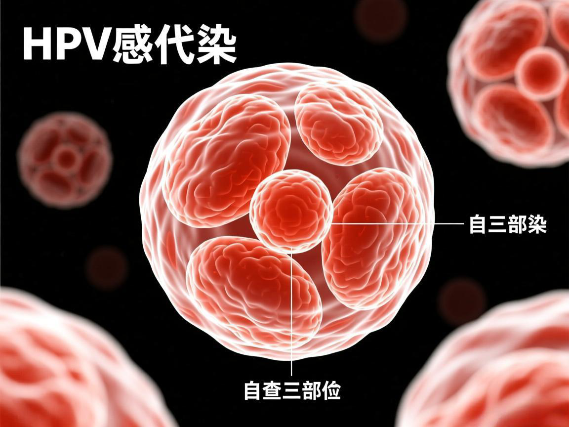 HPV感染自查三部位