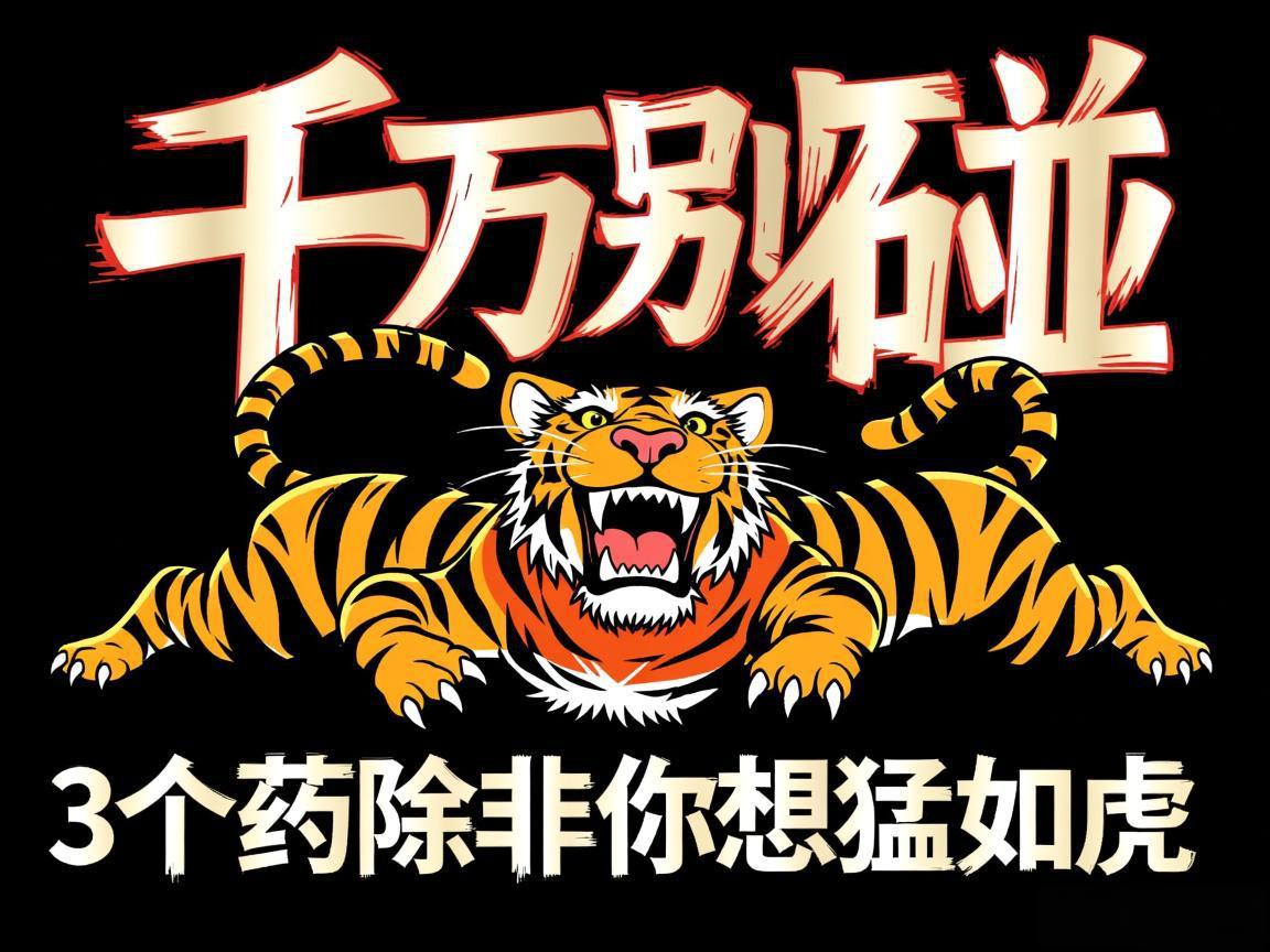 千万别碰这3个药除非你想猛如虎