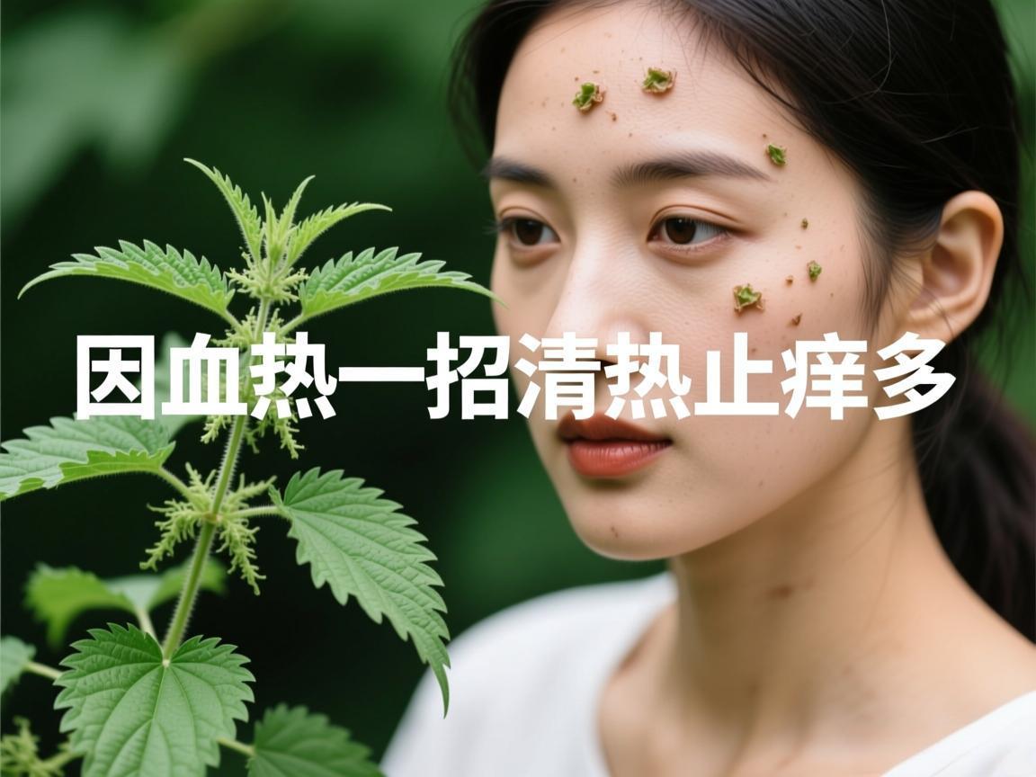 荨麻疹多因血热,一招清热止痒