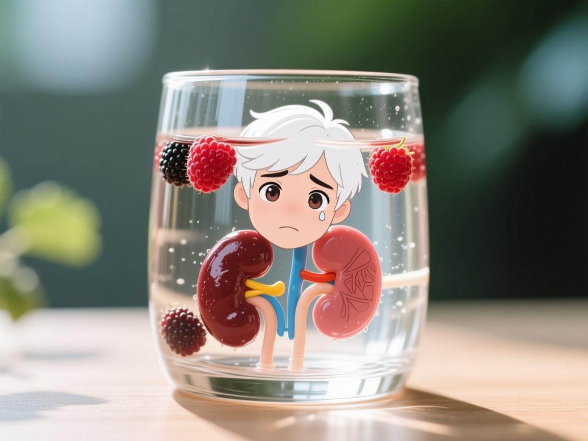 白发眼涩?覆盆子桑葚水养肝肾