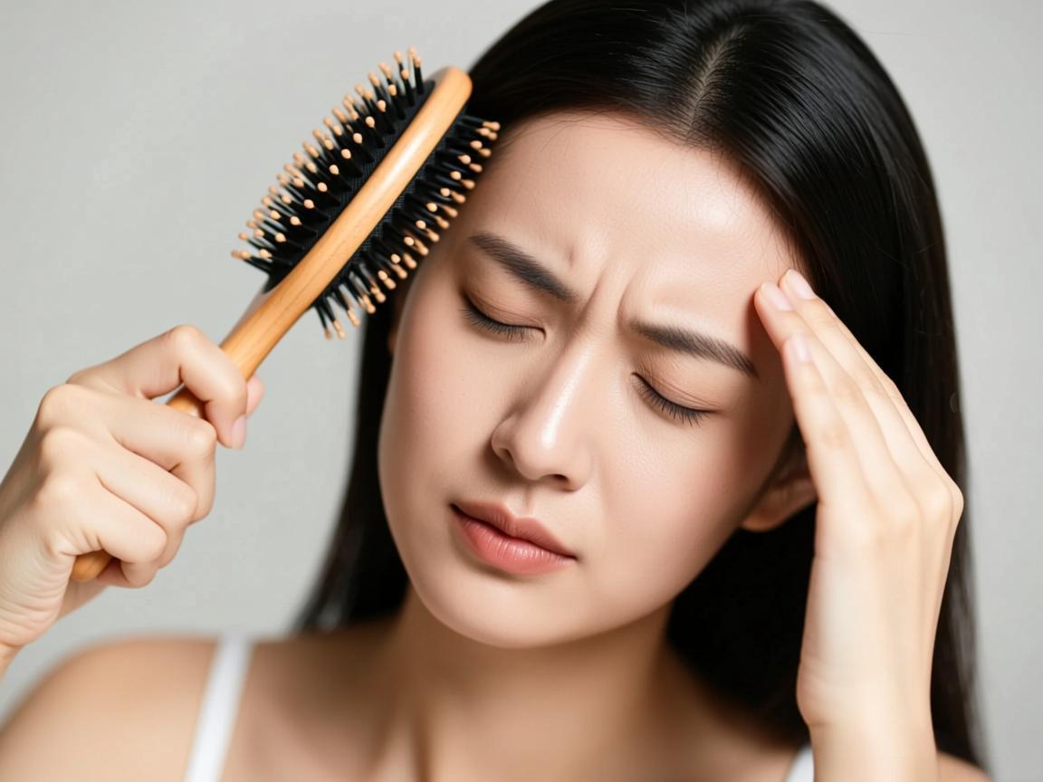 梳刮按摩缓解头痛困倦