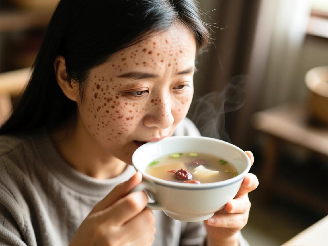 女性长斑喝这汤活血化瘀