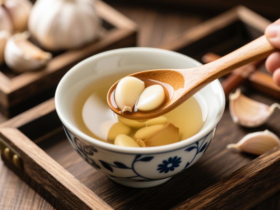 百日咳食疗方：大蒜煮水喝
