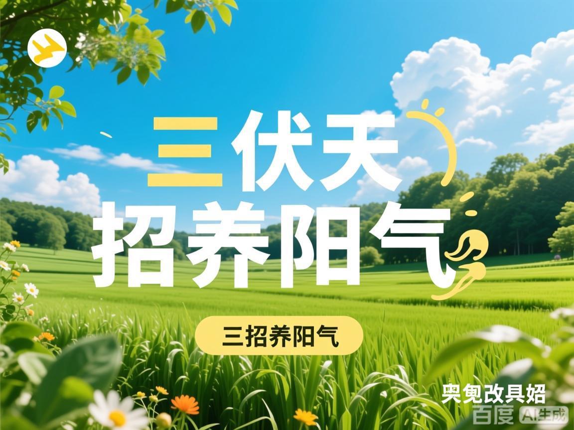 三伏天4招养阳气