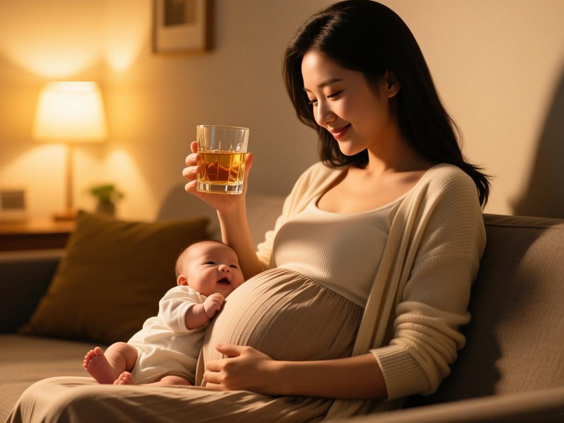 喝酒怀上宝宝能不能要