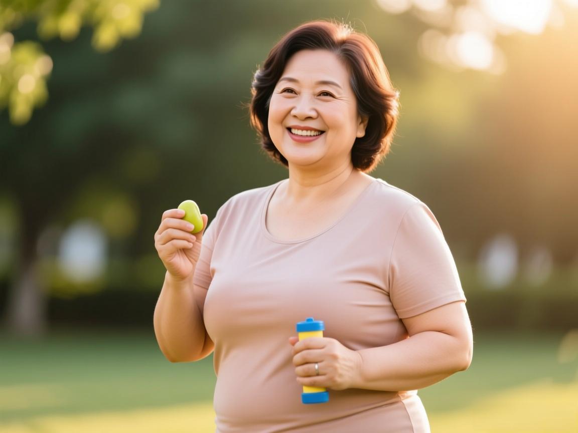 中老年女性微胖更健康长寿