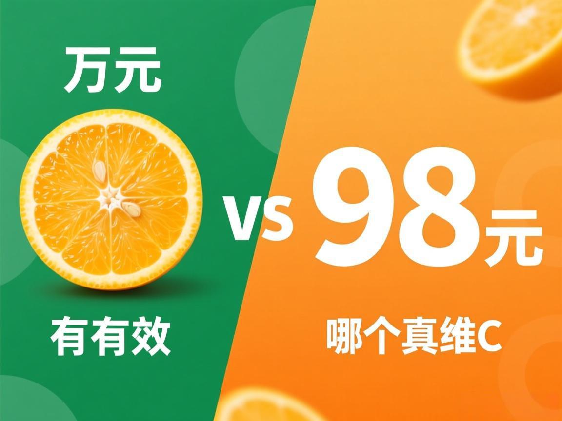 2元 vs 98元维C哪个真有效