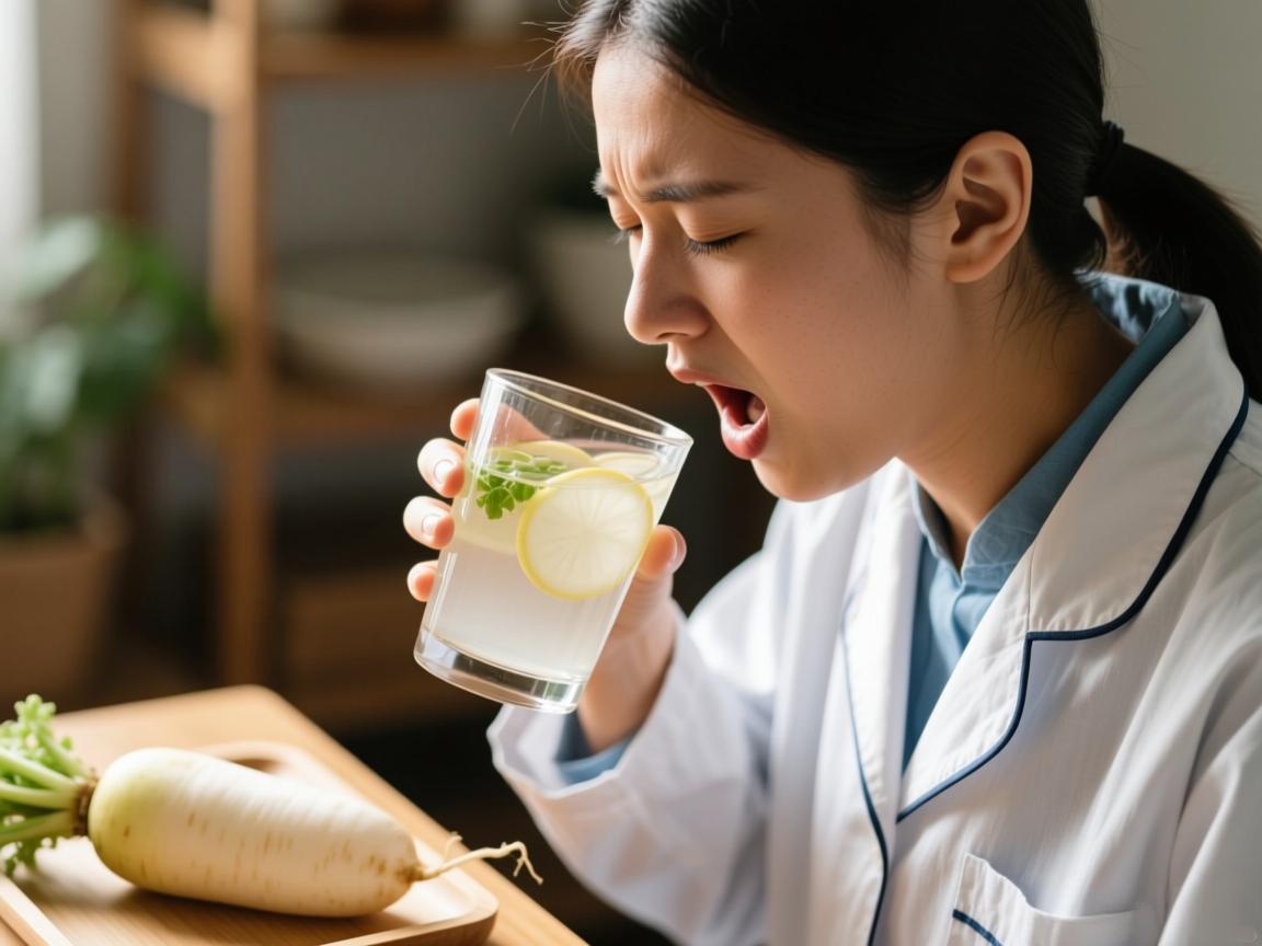 新冠后咳嗽喝萝卜水方