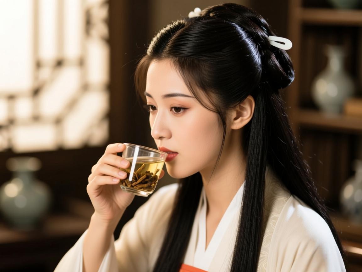 两味药喝出乌黑秀发