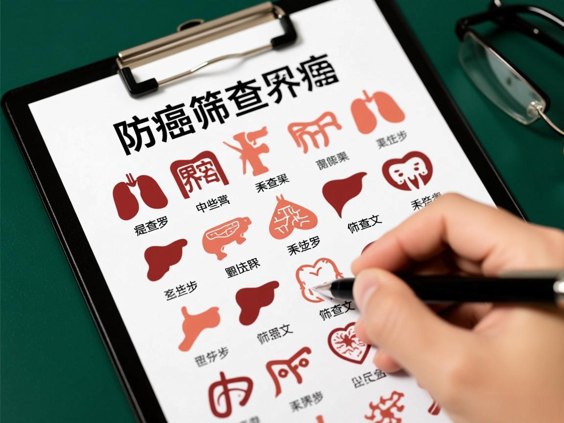 十大器官防癌筛查清单