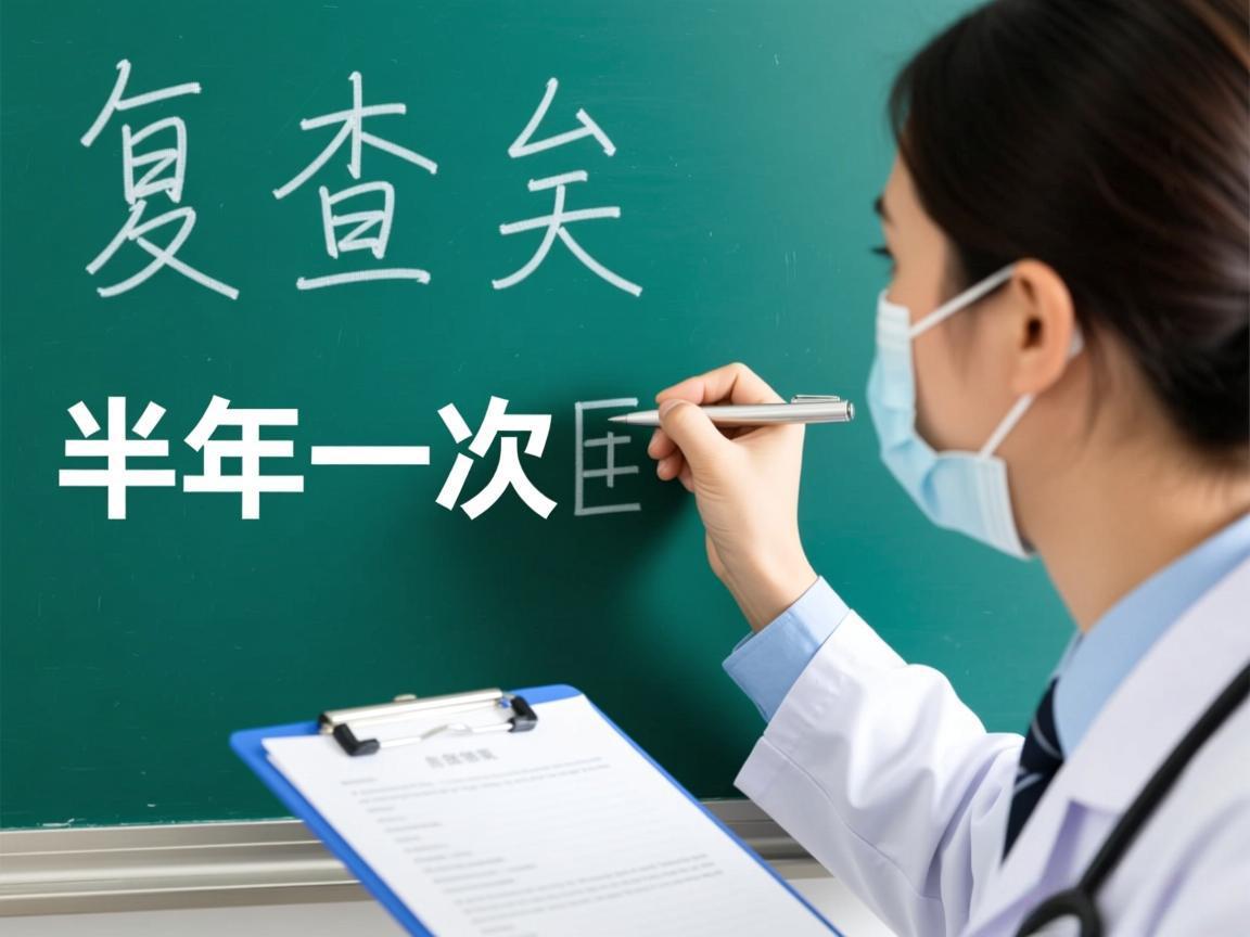 普通复查半年一次足矣