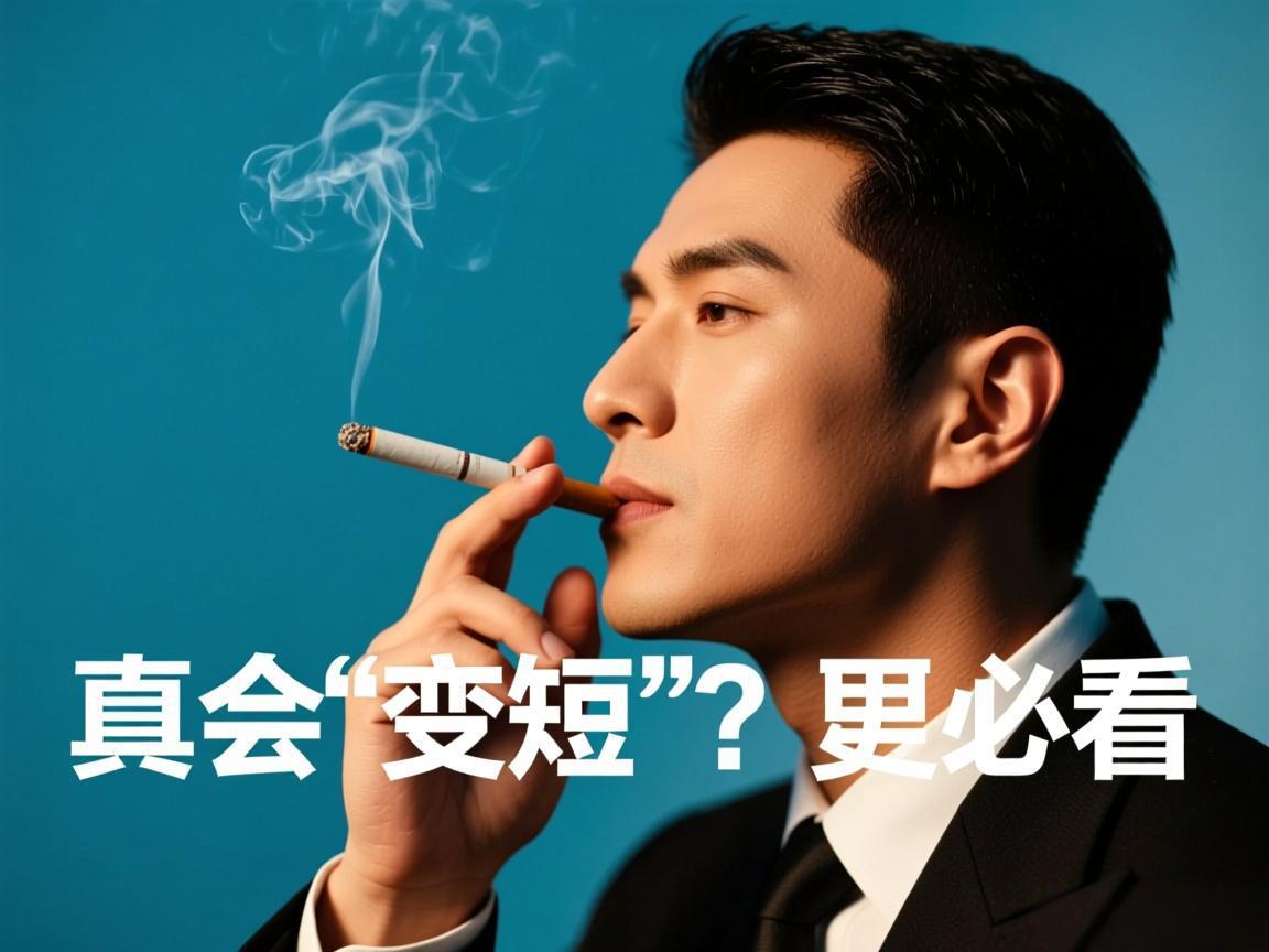 长期吸烟真会“变短”?男性必看