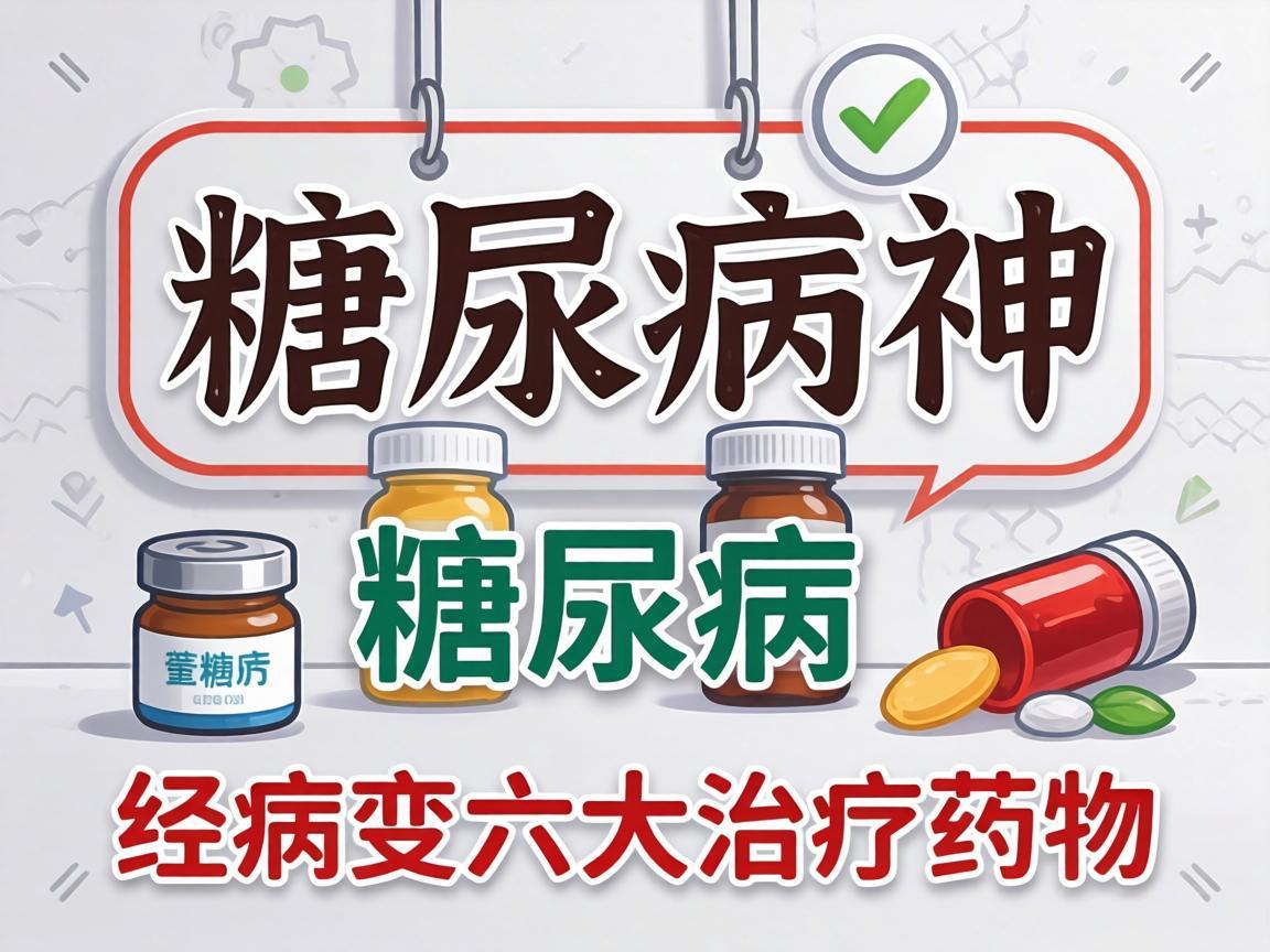 糖尿病神经病变六大治疗药物