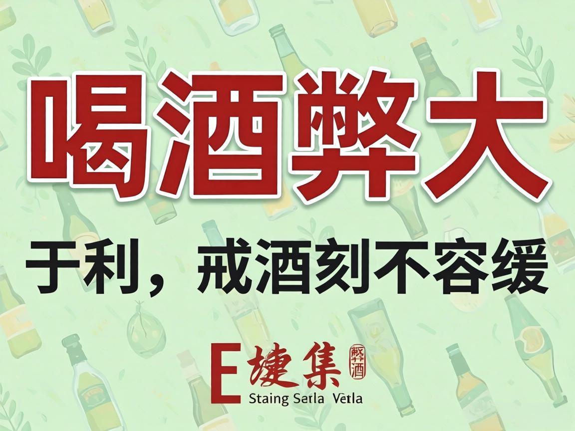 喝酒弊大于利，戒酒刻不容缓