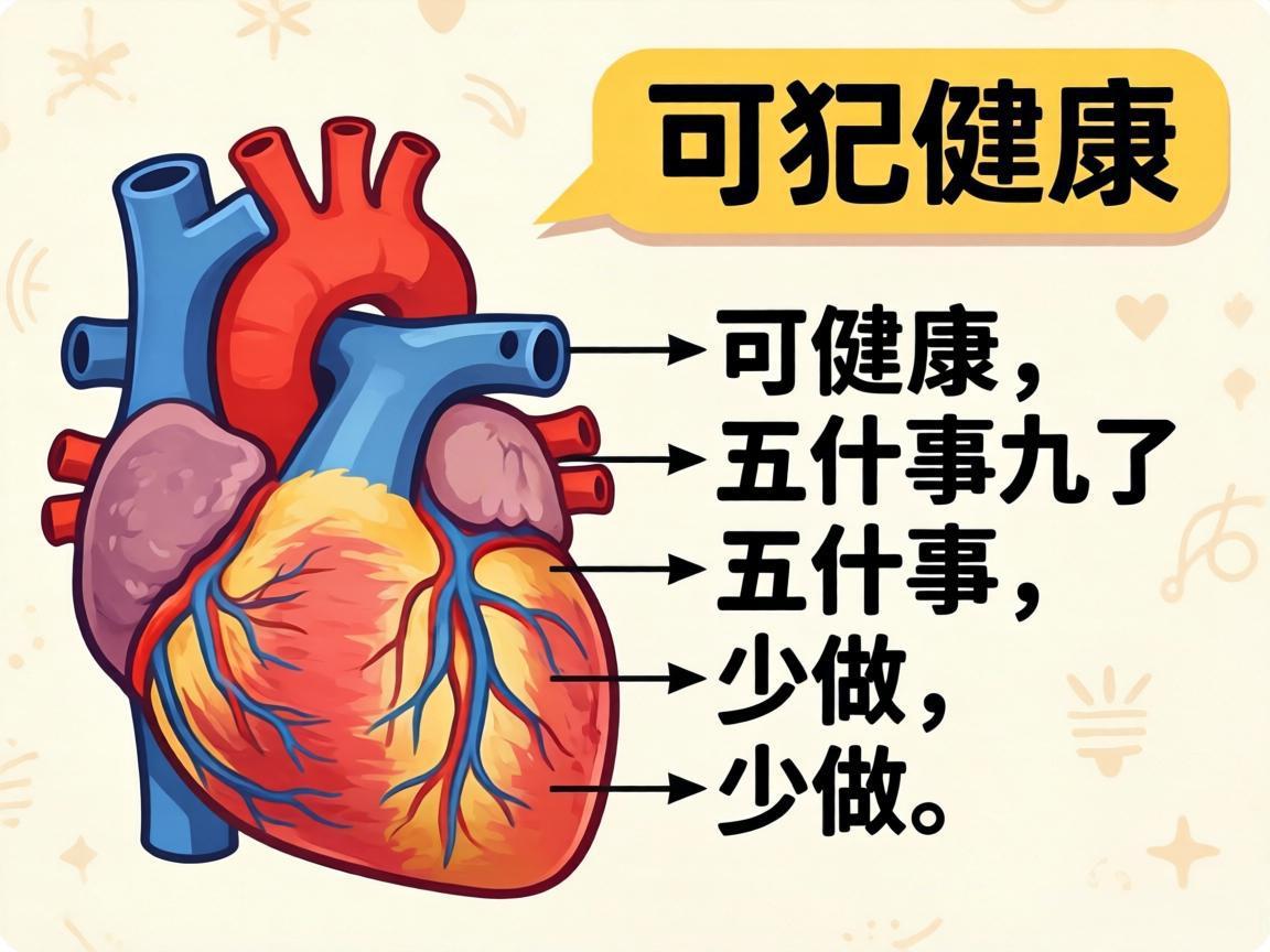 心脏健康五件事要少做