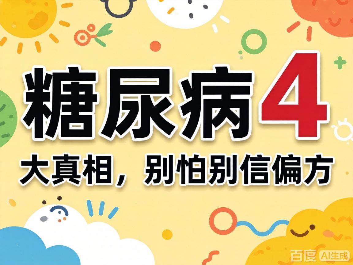 糖尿病4大真相，别怕别信偏方