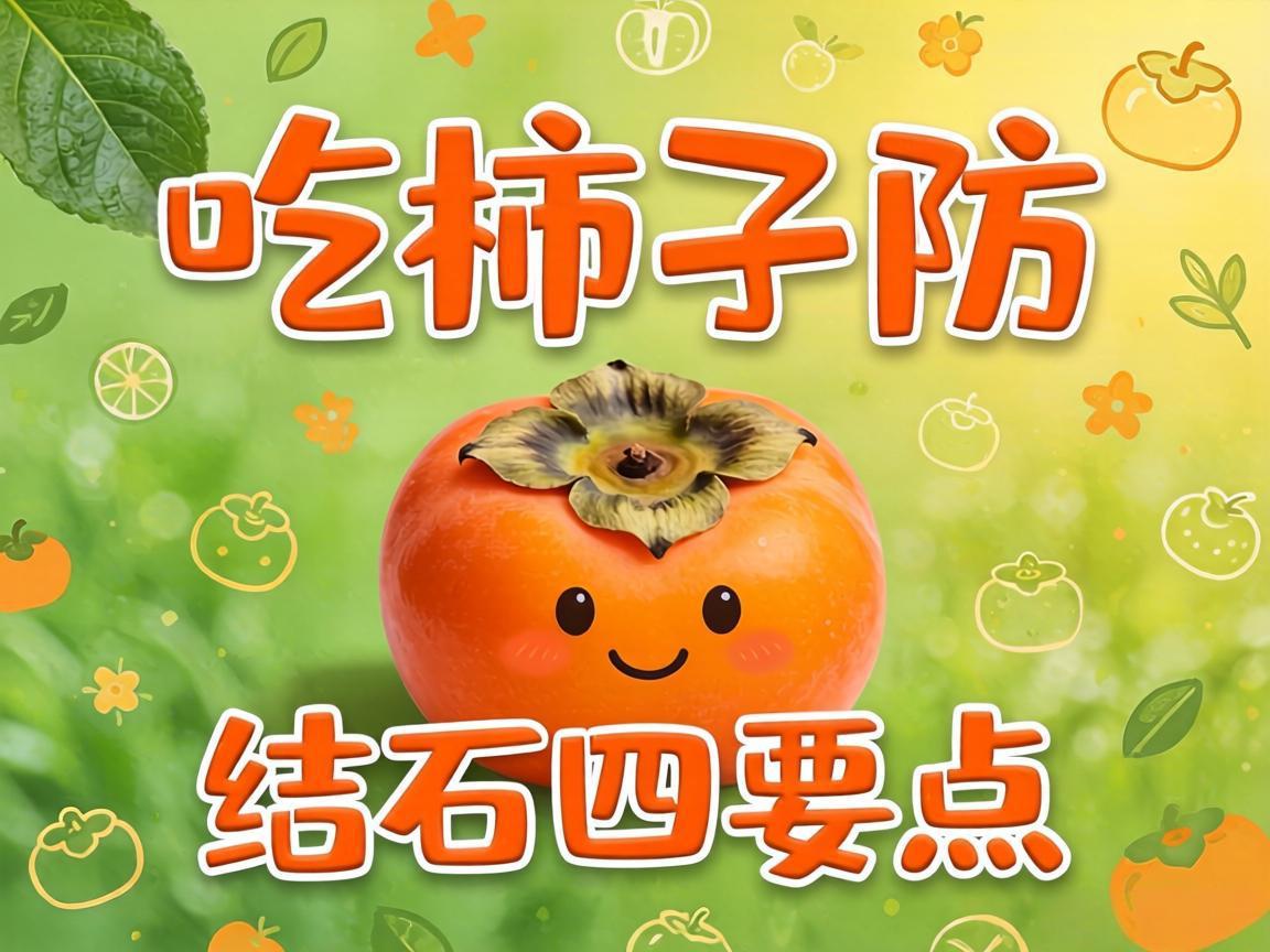 吃柿子防结石四要点