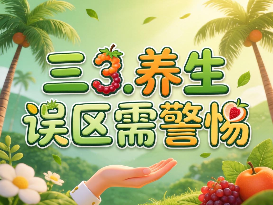 三大养生误区需警惕