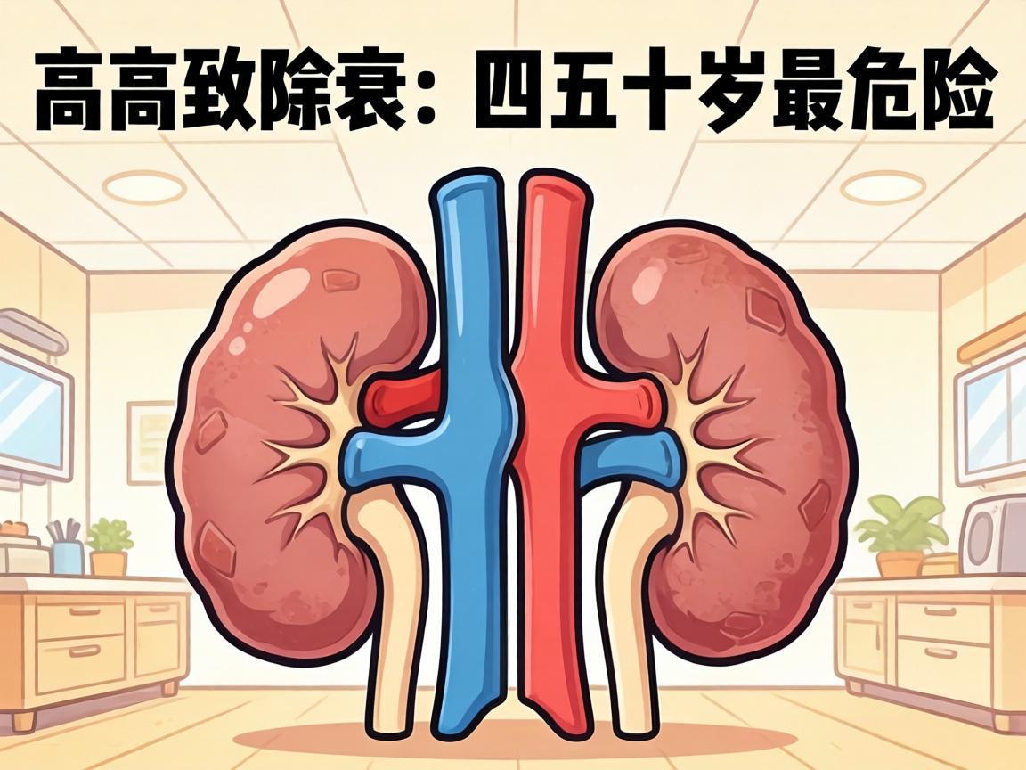 三高致肾衰，四五十岁最危险