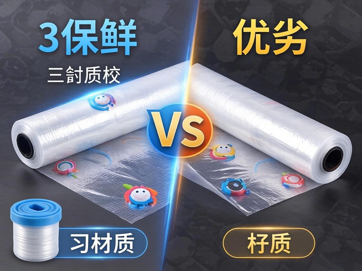 三种保鲜膜材质优劣对比