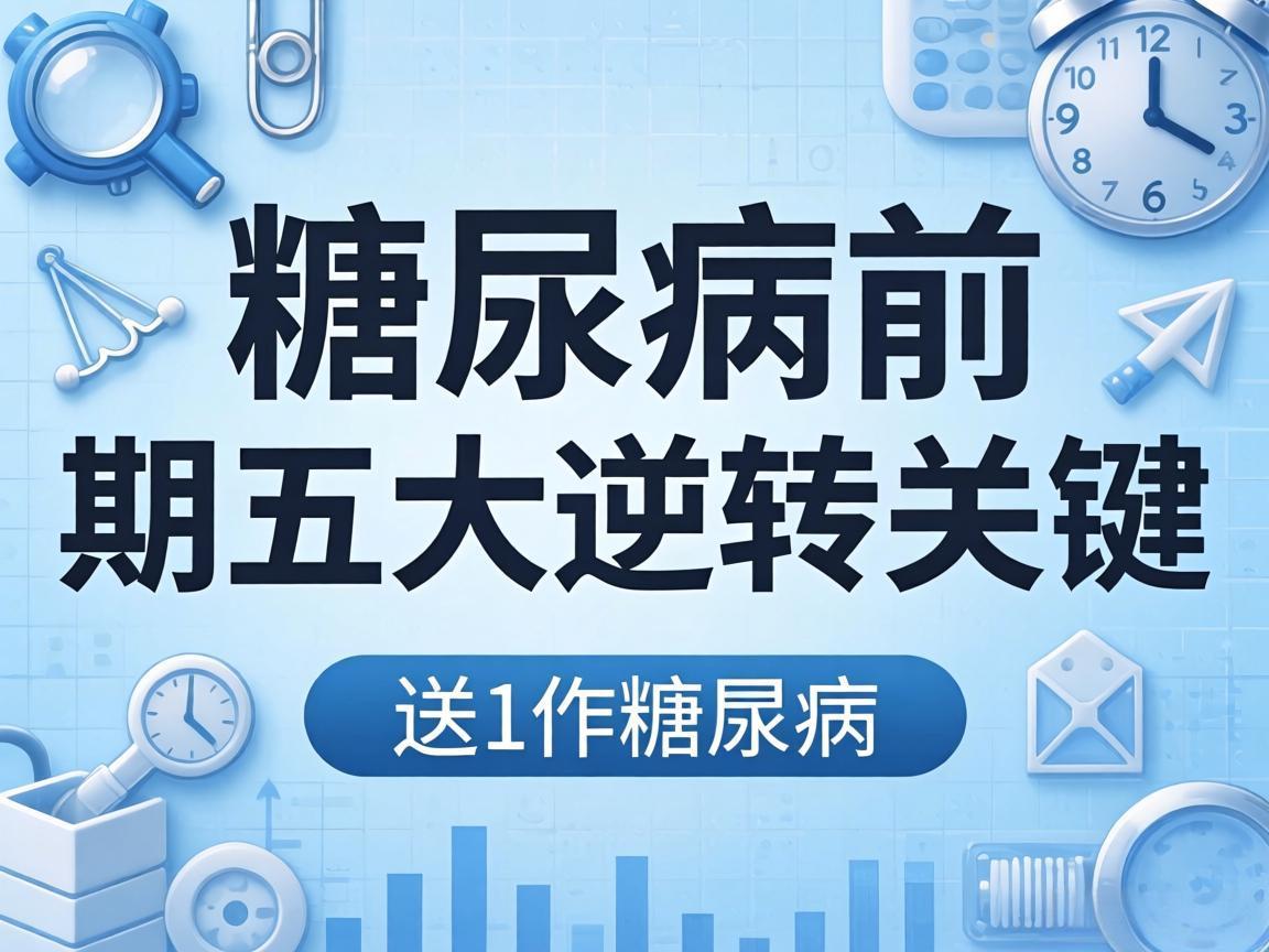 糖尿病前期五大逆转关键