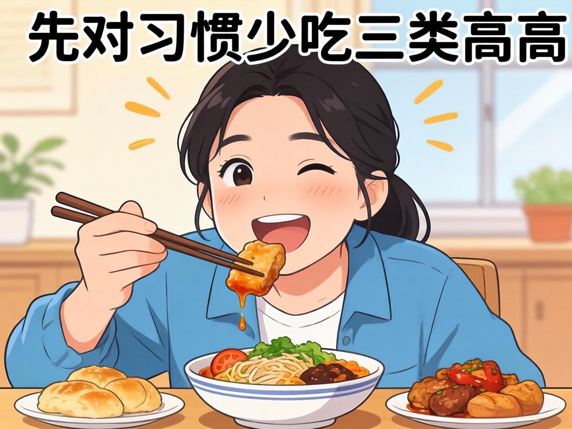 血脂升高先改习惯少吃三类食物