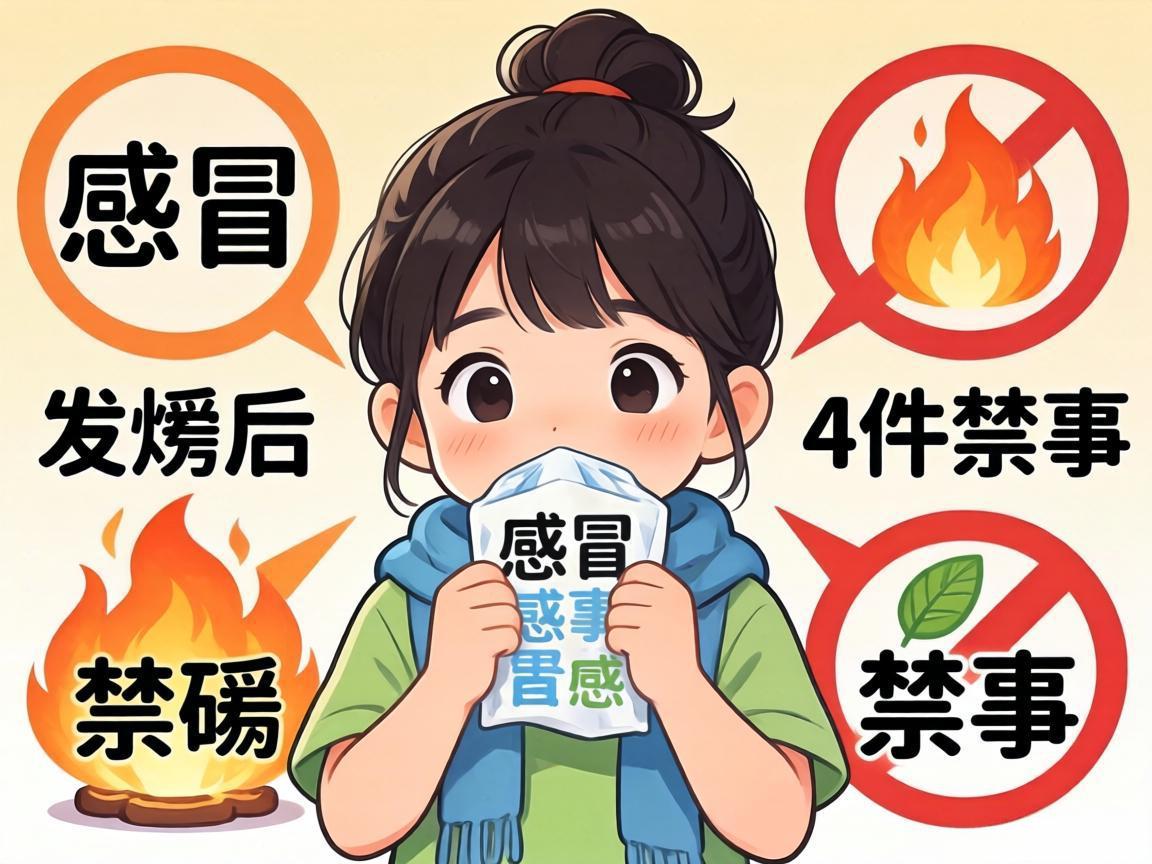孩子感冒发烧后4件禁事