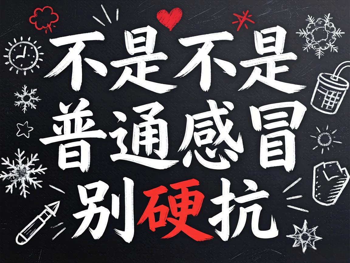 流感不是普通感冒，别硬扛