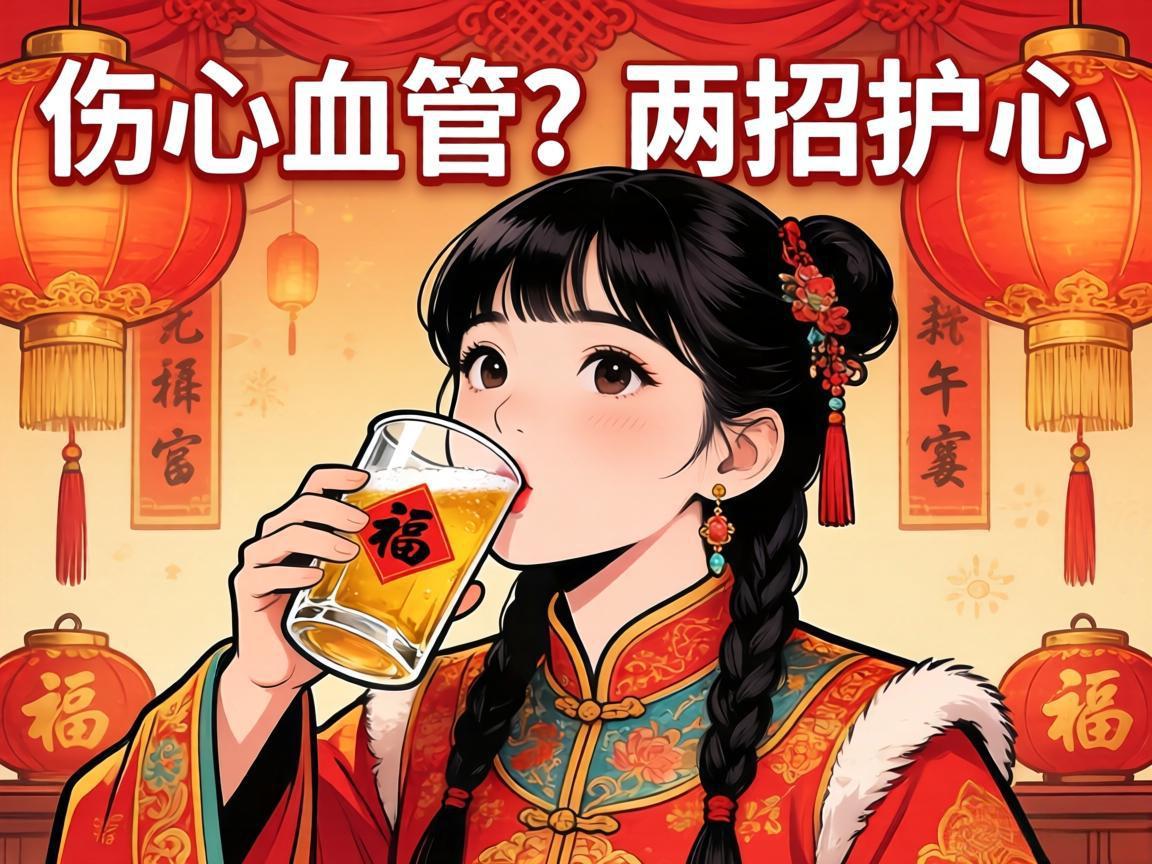 春节喝酒伤心血管？两招护心