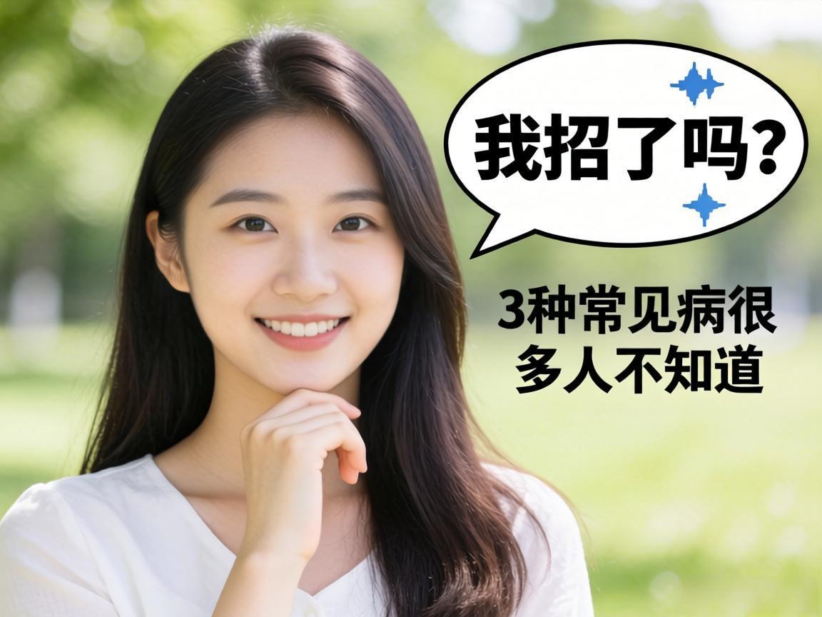 你中招了吗？这3种常见病很多人不知道
