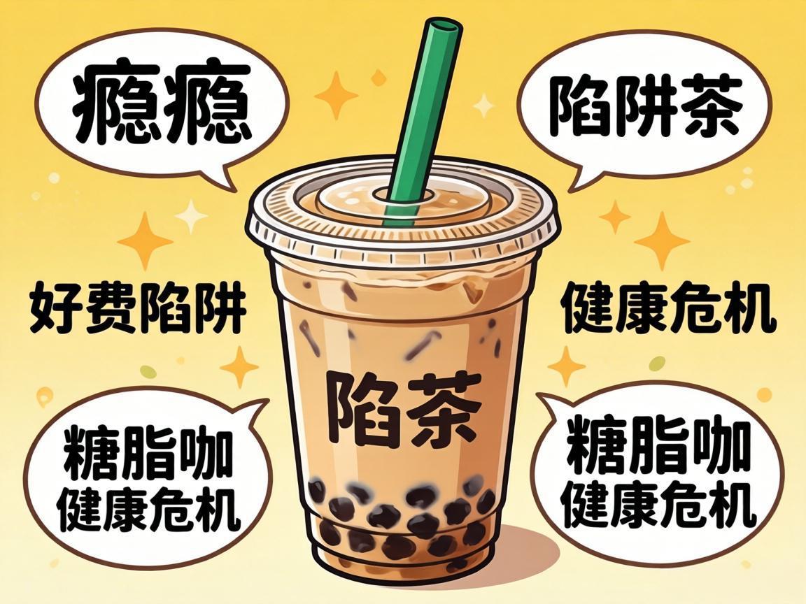 奶茶成瘾陷阱：糖脂咖的健康危机