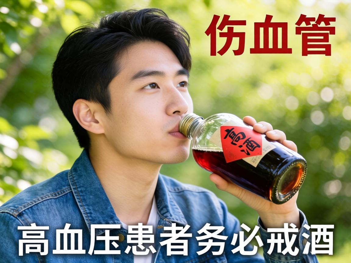 酒伤血管，高血压患者务必戒酒