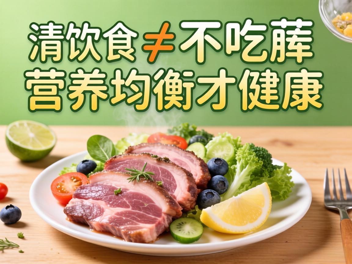 清淡饮食≠不吃荤，营养均衡才健康