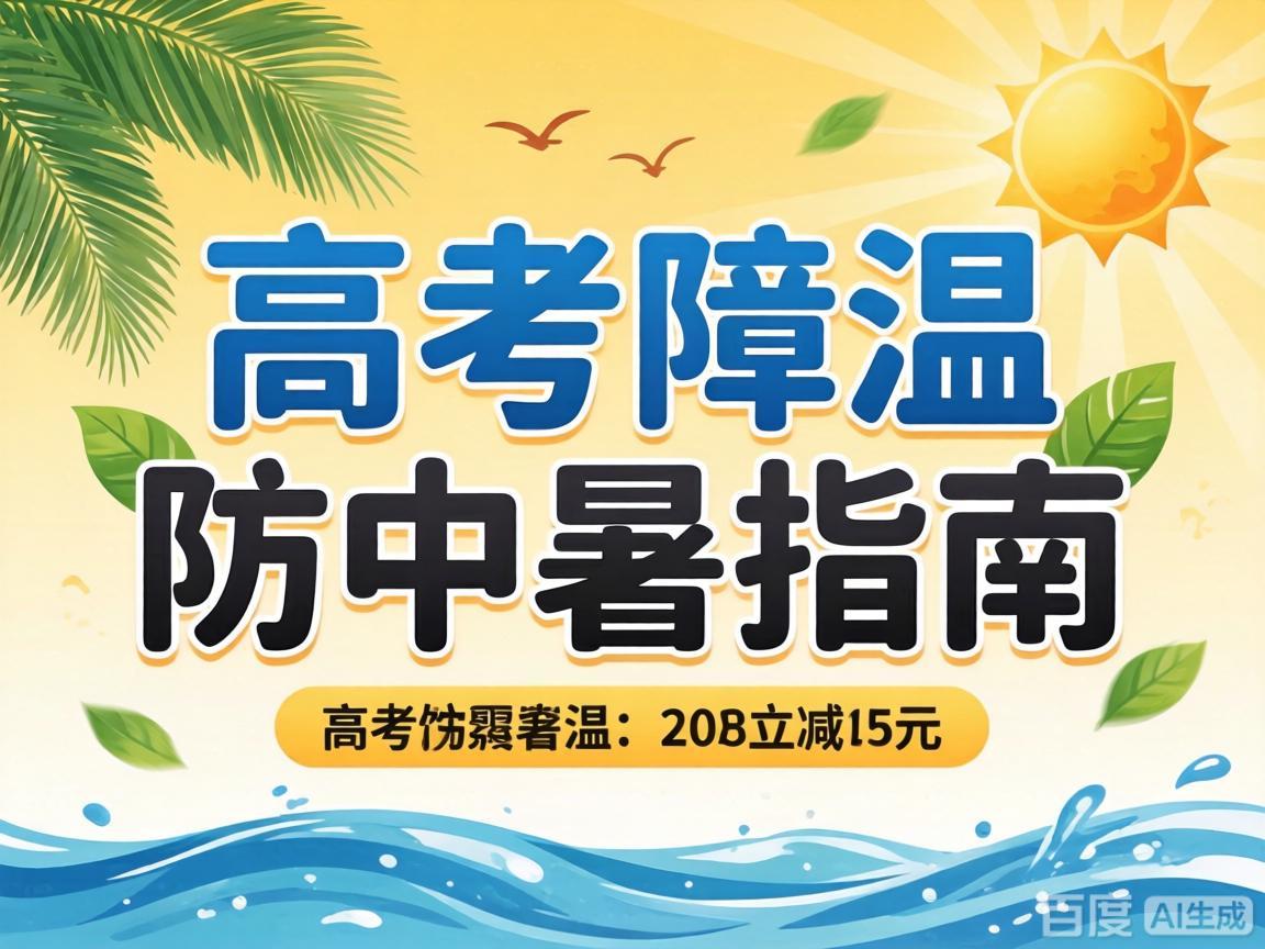 高考高温防中暑指南