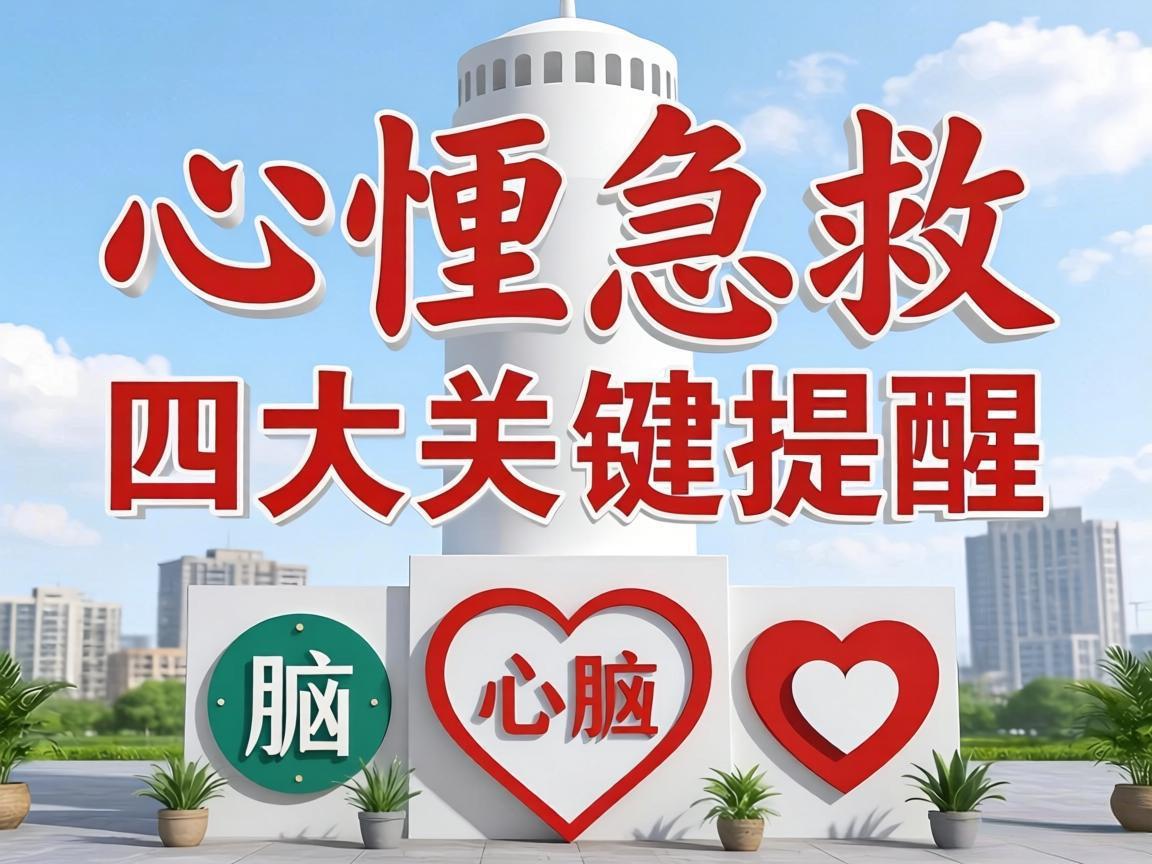 心梗急救四大关键提醒