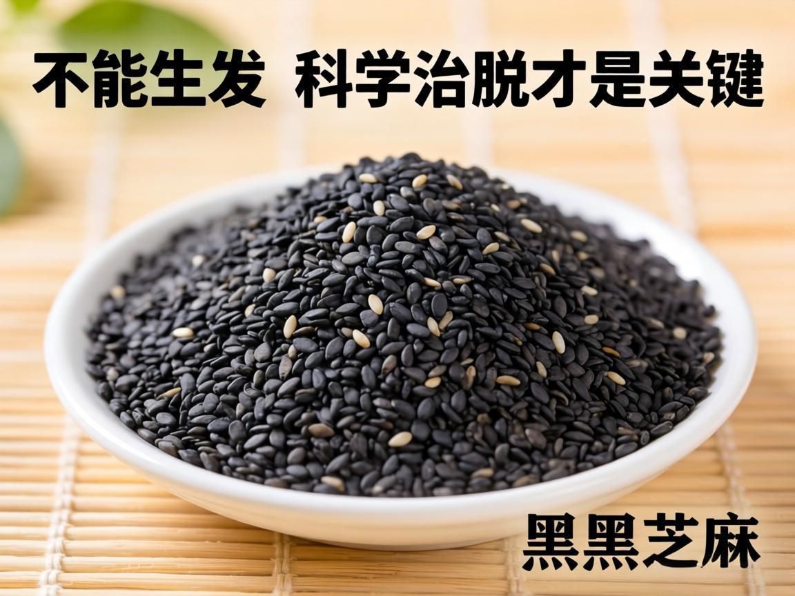 吃黑芝麻不能生发，科学治脱才是关键