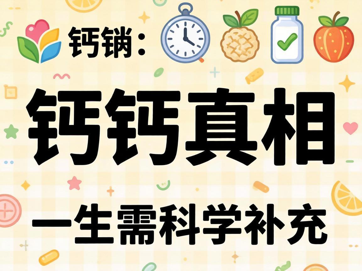 补钙真相：一生需科学补充