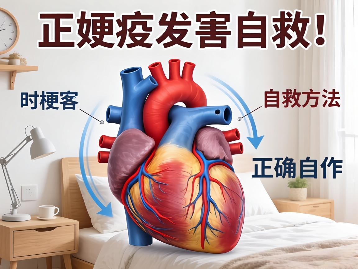 心梗发作时的正确自救方法