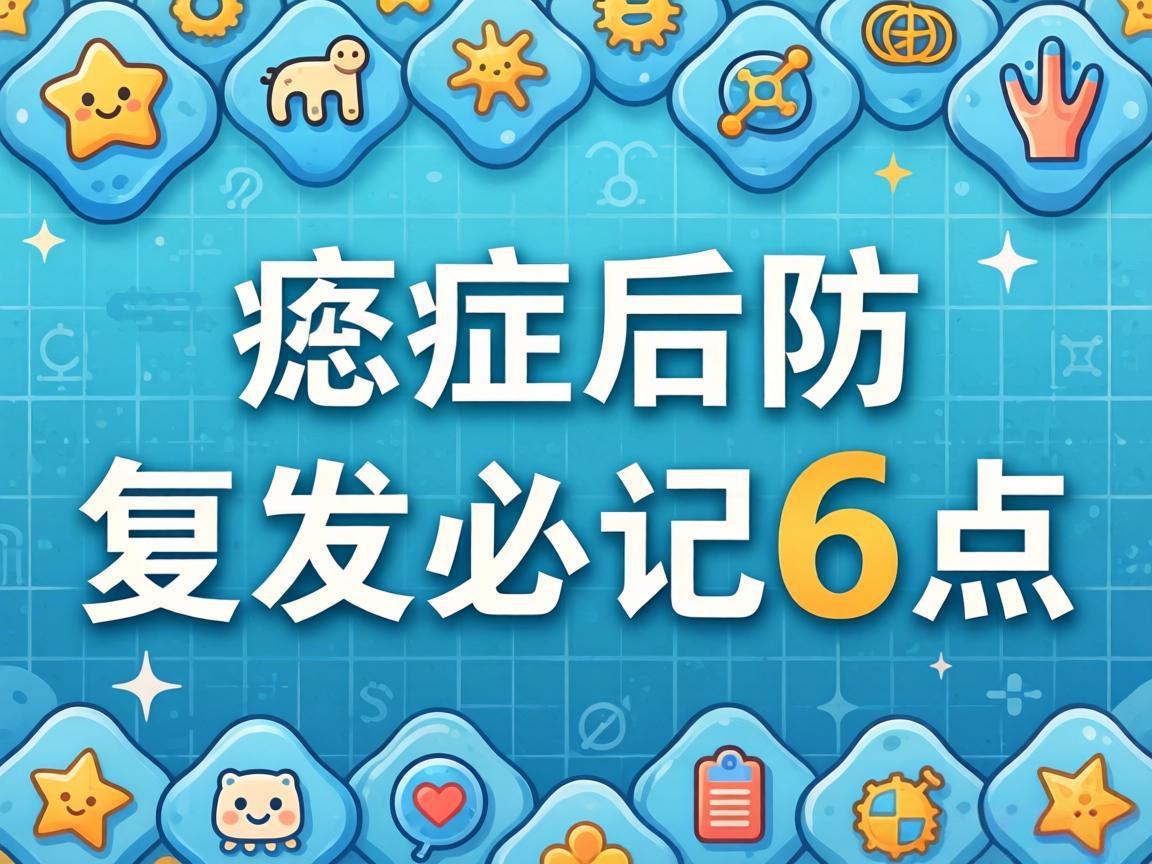 化疗后防复发必记6点