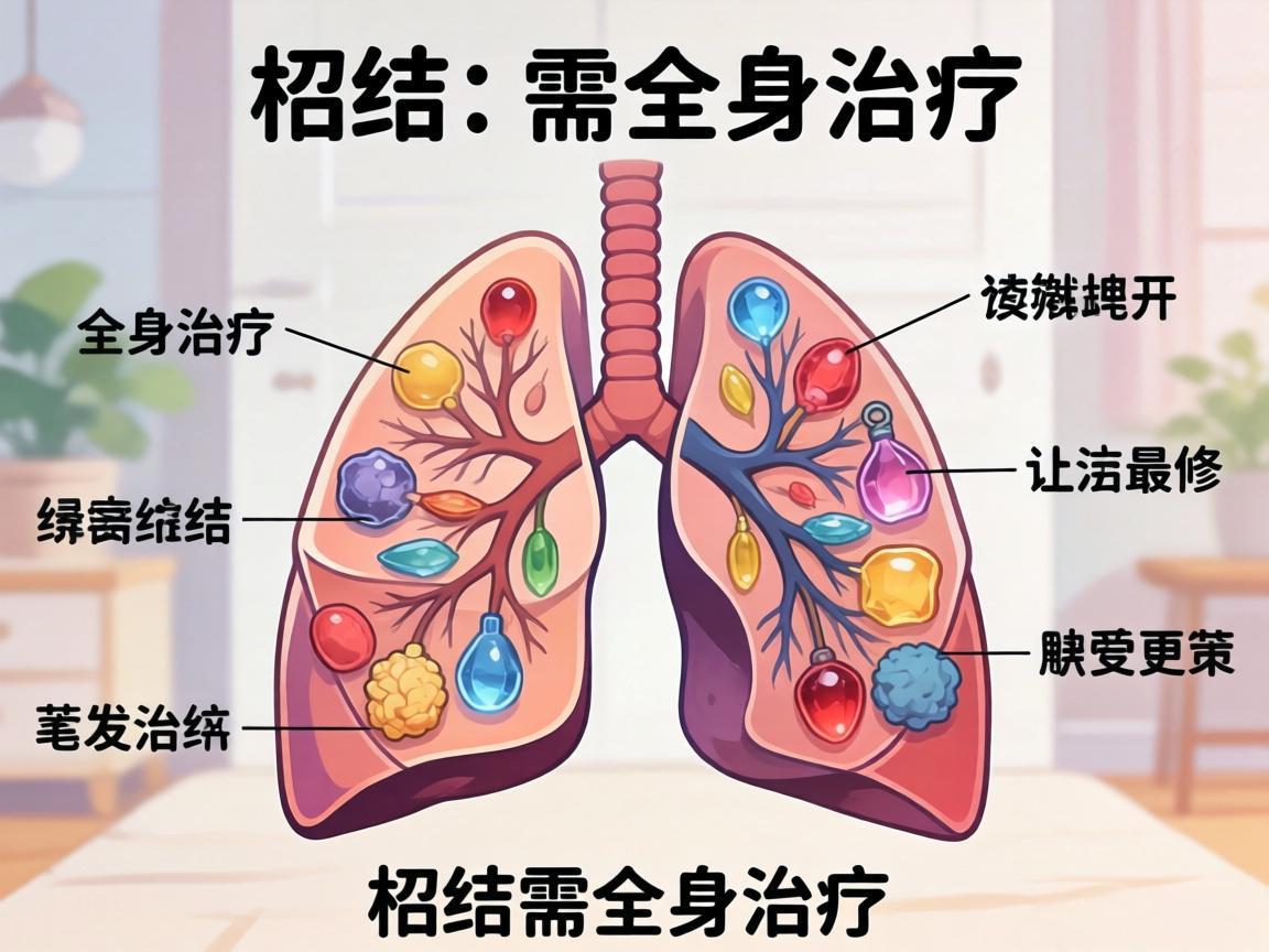 多发肺结节需全身治疗
