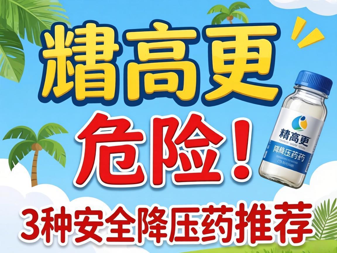 低压高更危险！3种安全降压药推荐