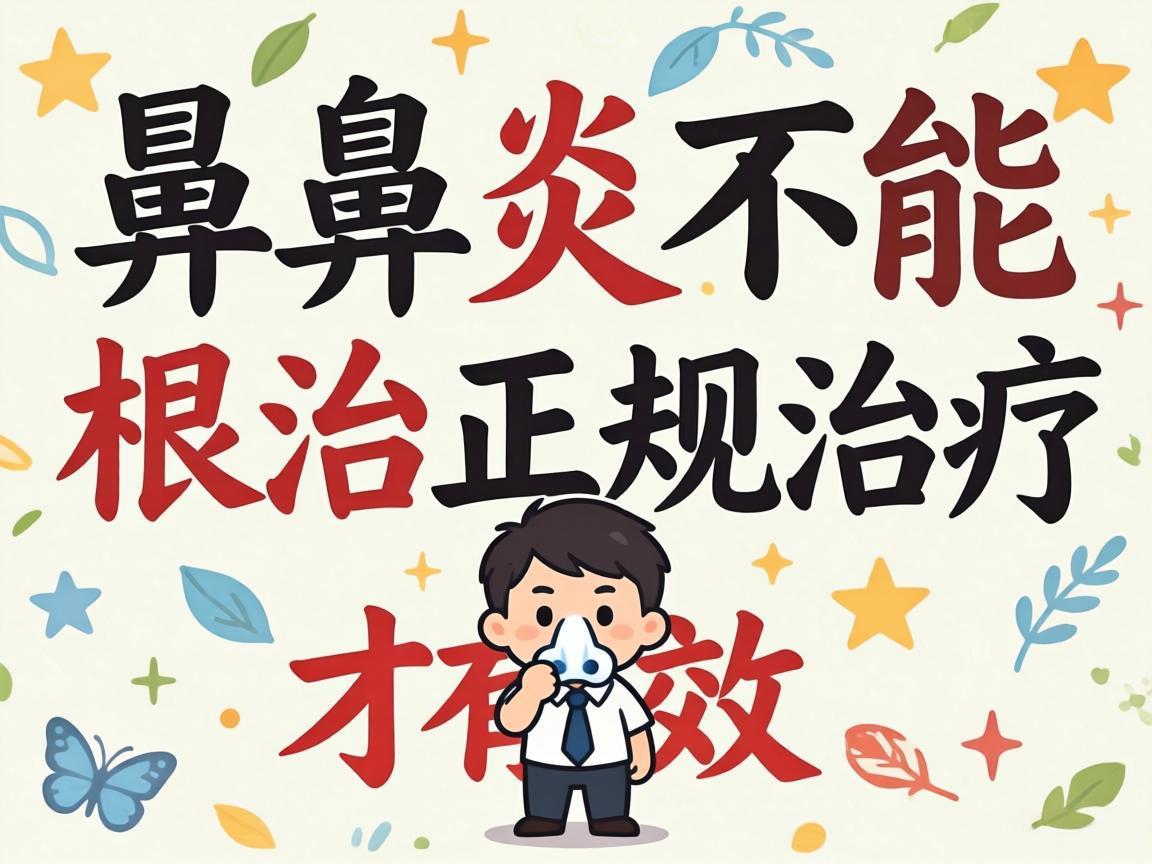 鼻炎不能根治,正规治疗才有效