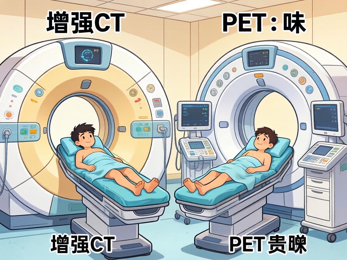 普通CT、增强CT与PET-CT的区别