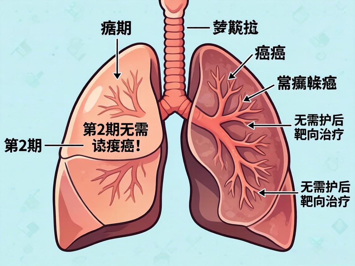 1A2期肺癌无需术后靶向治疗